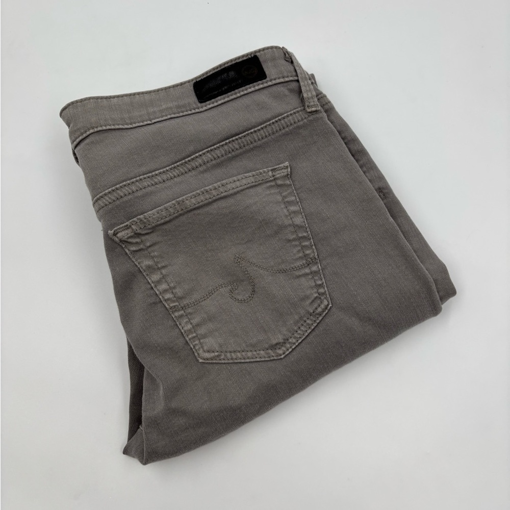 AG‎ Adriano Goldschmied 29R Gray The Legging Super Skinny Ankle Denim Jeans